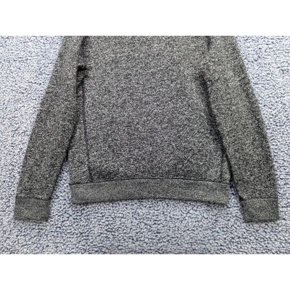 Abercrombie 1/4 Zip Pullover Mens M Fleece Lined Sweater Jacket Preppy Gray - Picture 7 of 11